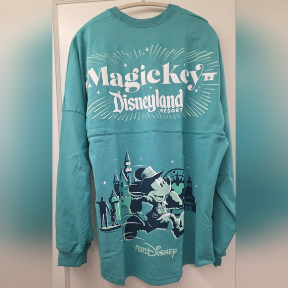 Disney 2025 Half Marathon Aqua Spirit Jersey Size XL NWT - Picture 2 of 8